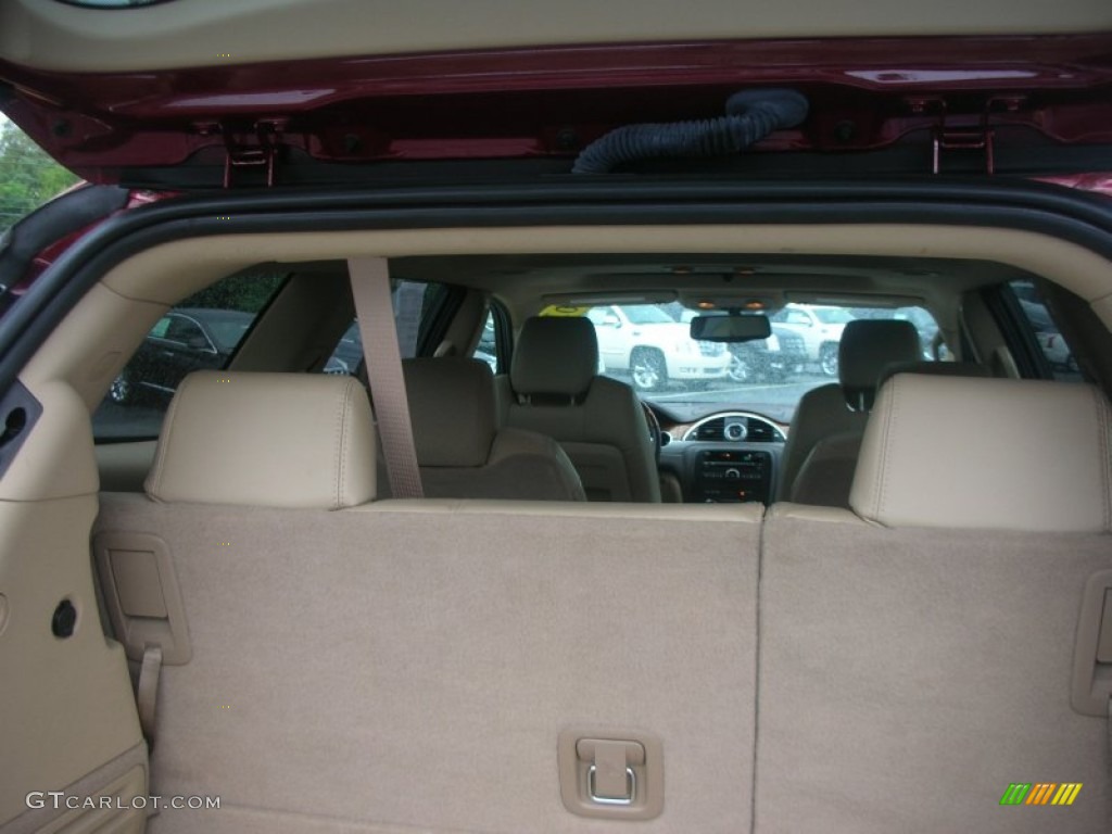 2010 Enclave CXL AWD - Red Jewel Tintcoat / Cashmere/Cocoa photo #17