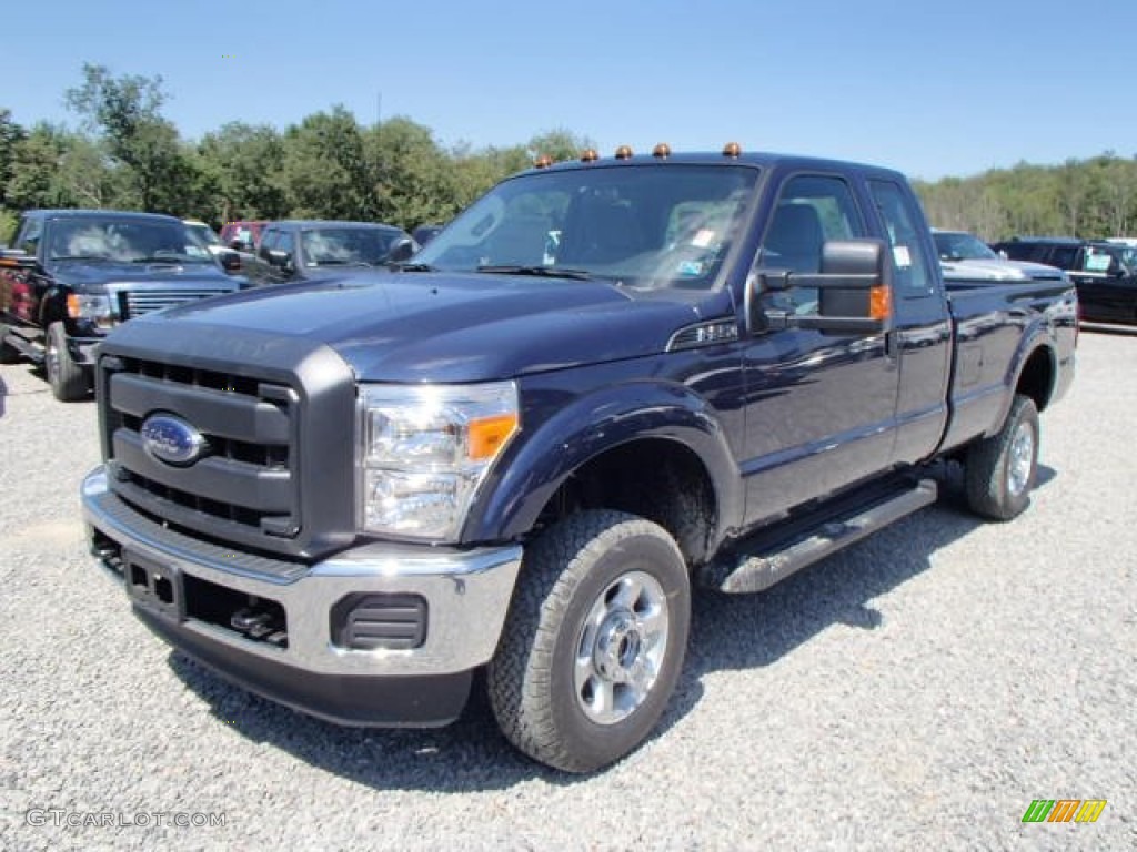 Blue Jeans Metallic 2014 Ford F250 Super Duty XL SuperCab 4x4 Exterior Photo #84301713