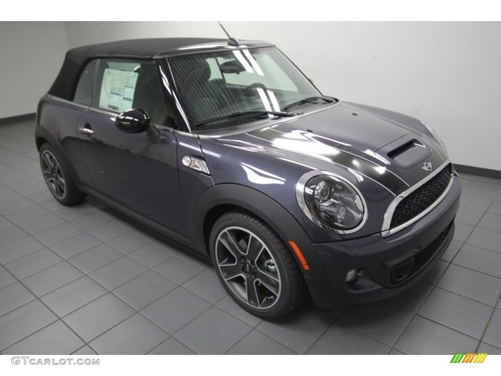 Highclass Gray Metallic 2014 Mini Cooper S Convertible Exterior Photo #84302151