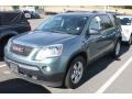 2010 Silver Green Metallic GMC Acadia SLE AWD  photo #4