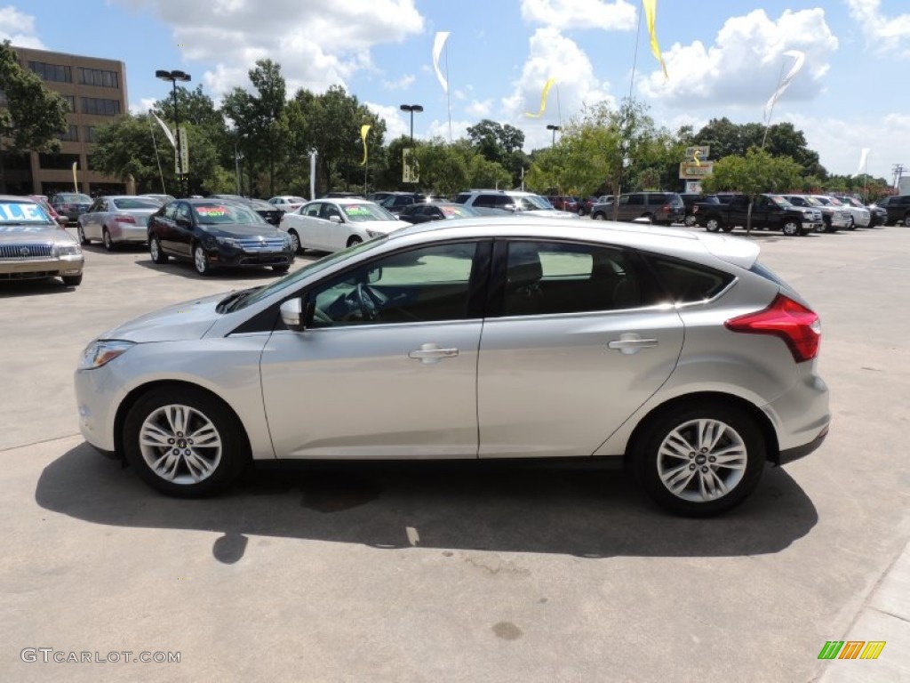 2012 Focus SEL 5-Door - Ingot Silver Metallic / Charcoal Black photo #5