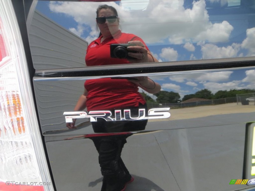2013 Prius Two Hybrid - Black / Dark Gray photo #6