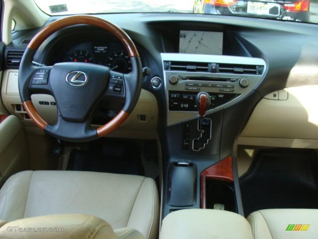 2010 RX 350 AWD - Obsidian Black / Parchment/Brown Walnut photo #11