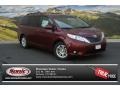 2013 Salsa Red Pearl Toyota Sienna XLE  photo #1