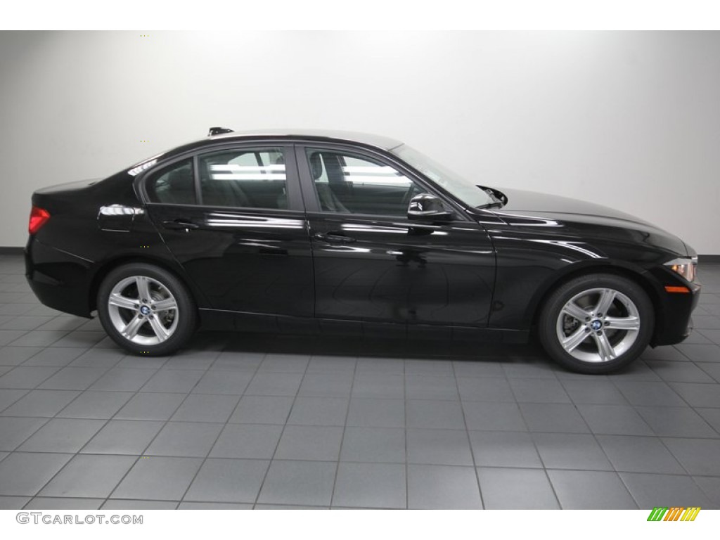 2013 3 Series 328i Sedan - Jet Black / Black photo #2