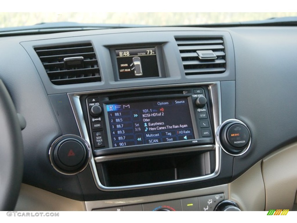 2013 Highlander SE 4WD - Shoreline Blue Pearl / Sand Beige photo #6