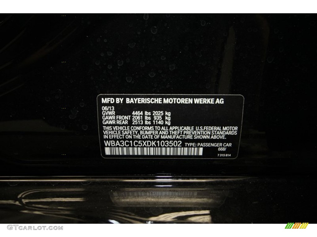 2013 3 Series 328i Sedan - Jet Black / Black photo #9