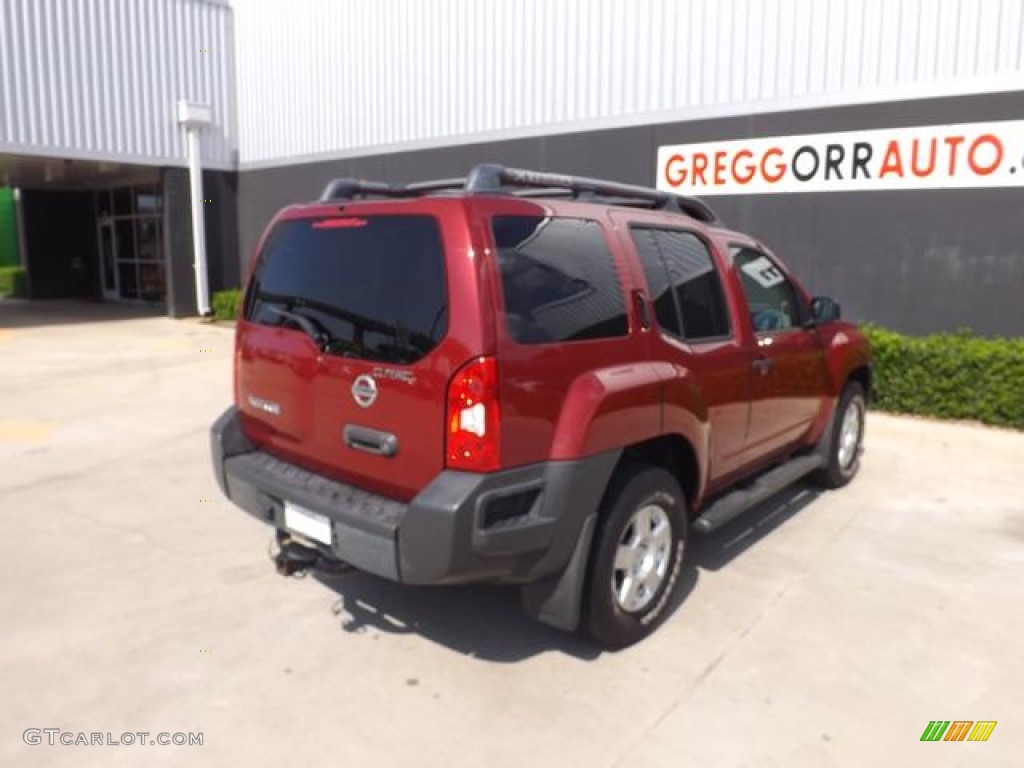 2008 Xterra S 4x4 - Red Brawn / Steel/Graphite photo #3