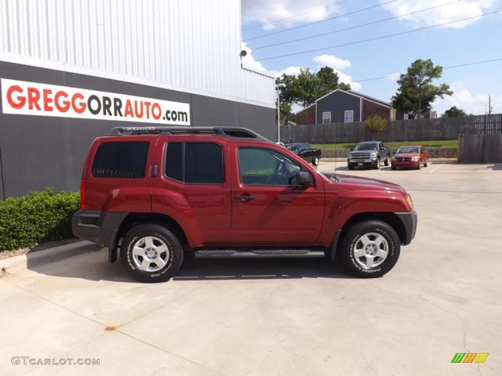 2008 Xterra S 4x4 - Red Brawn / Steel/Graphite photo #5