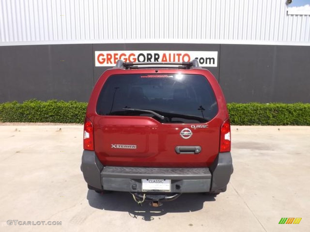 2008 Xterra S 4x4 - Red Brawn / Steel/Graphite photo #8