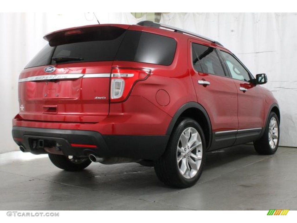 2011 Explorer XLT 4WD - Red Candy Metallic / Charcoal Black photo #7