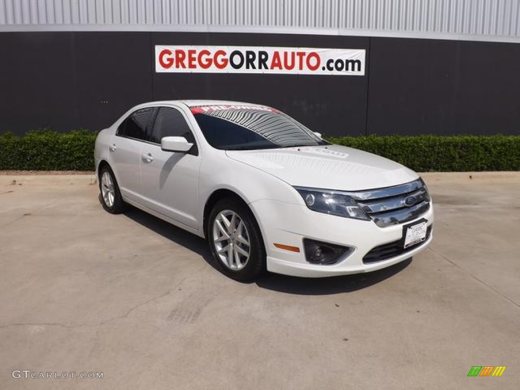 White Suede Ford Fusion