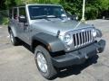 2014 Billet Silver Metallic Jeep Wrangler Unlimited Sport S 4x4  photo #9