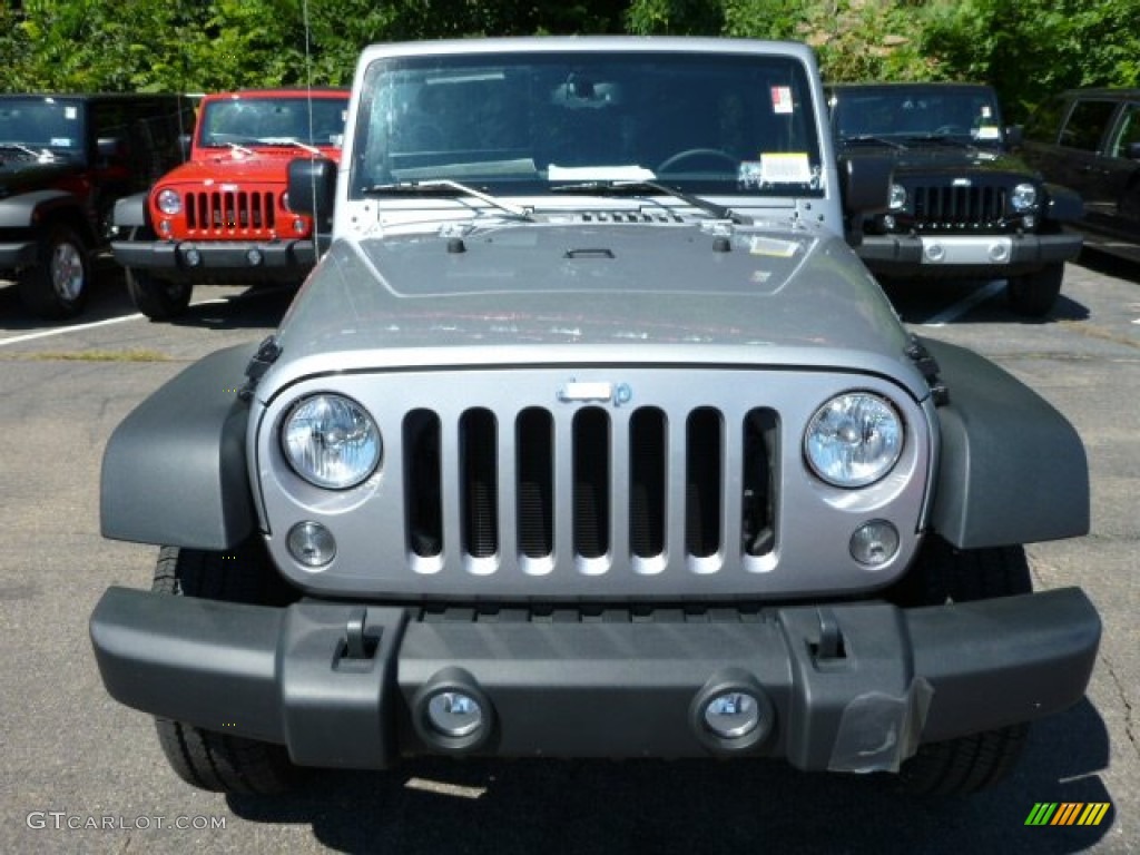 Billet Silver Metallic 2014 Jeep Wrangler Unlimited Sport S 4x4 Exterior Photo #84310618