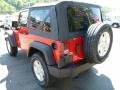 2014 Flame Red Jeep Wrangler Sport S 4x4  photo #3