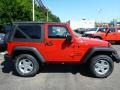 2014 Flame Red Jeep Wrangler Sport S 4x4  photo #6