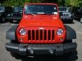2014 Flame Red Jeep Wrangler Sport S 4x4  photo #10