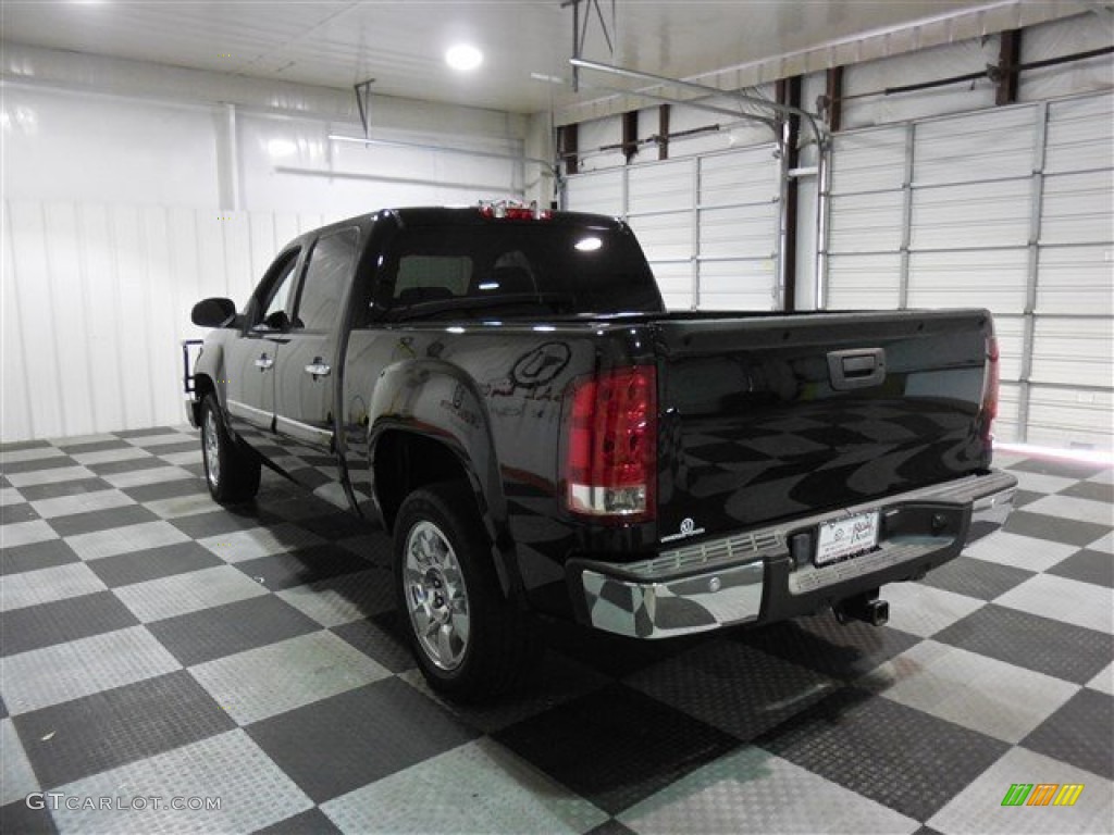 2009 Sierra 1500 SLE Crew Cab - Onyx Black / Dark Titanium/Light Titanium photo #5