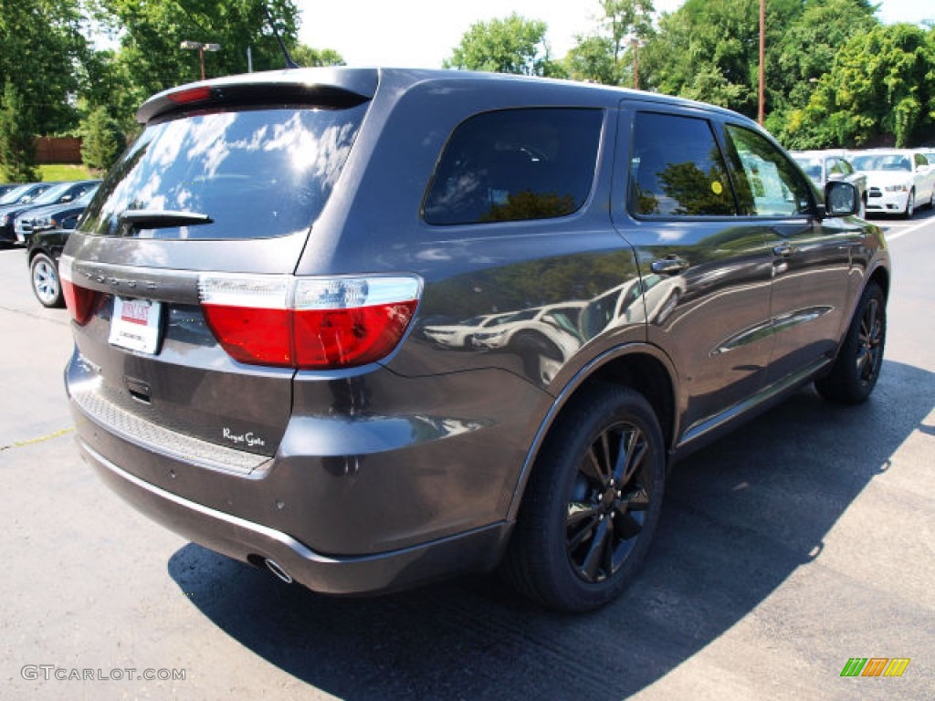 2013 Durango SXT Blacktop AWD - Granite Crystal Metallic / Black photo #3