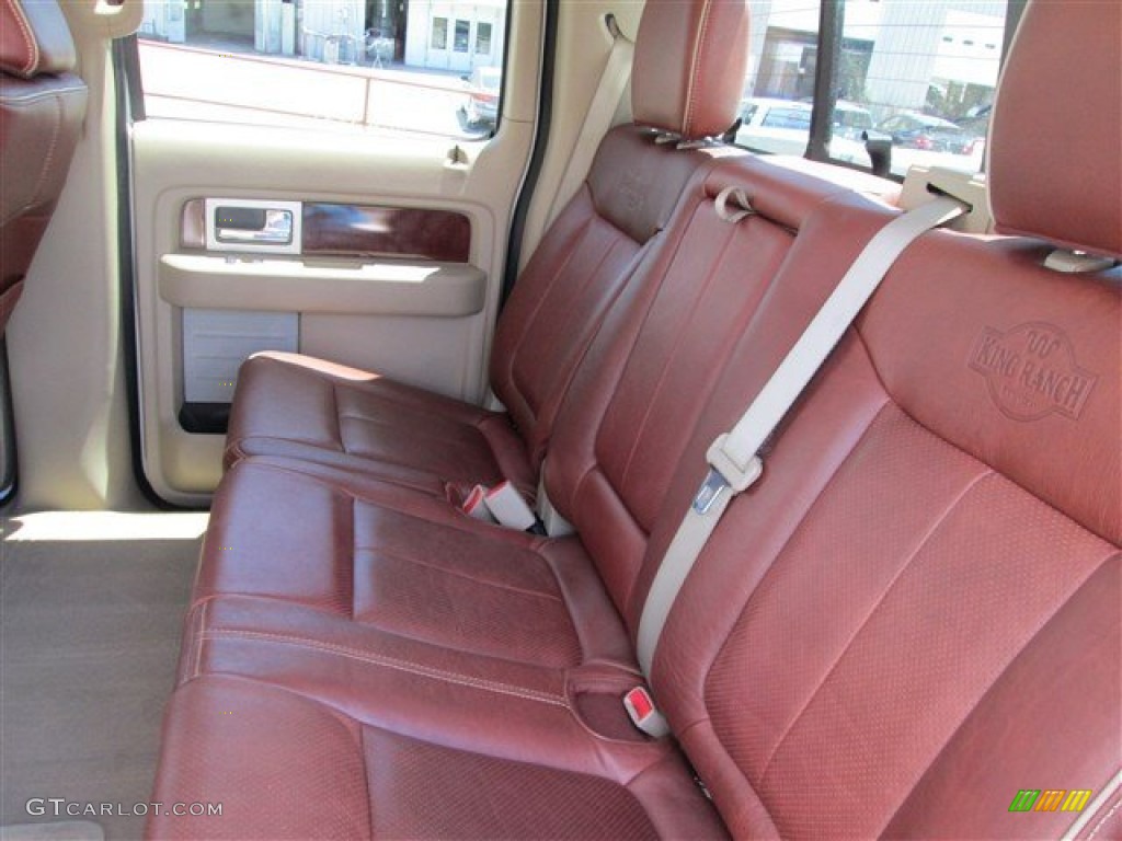 2010 F150 King Ranch SuperCrew 4x4 - White Platinum Metallic Tri Coat / Chapparal Leather photo #11