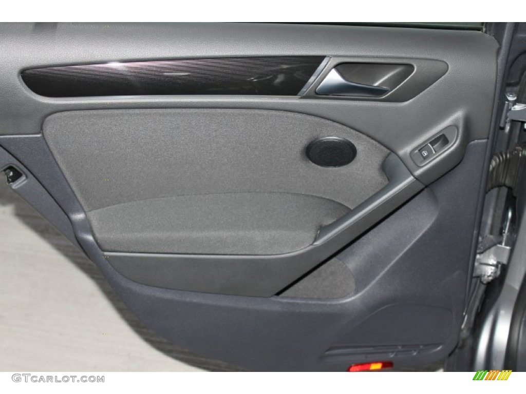 2011 GTI 4 Door - Carbon Steel Gray Metallic / Interlagos Plaid Cloth photo #28