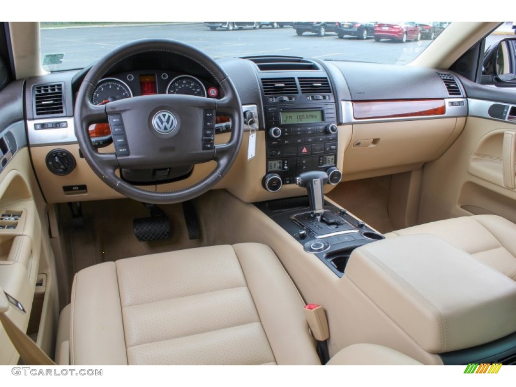 Pure Beige Interior 2006 Volkswagen Touareg V6 Photo #84314634