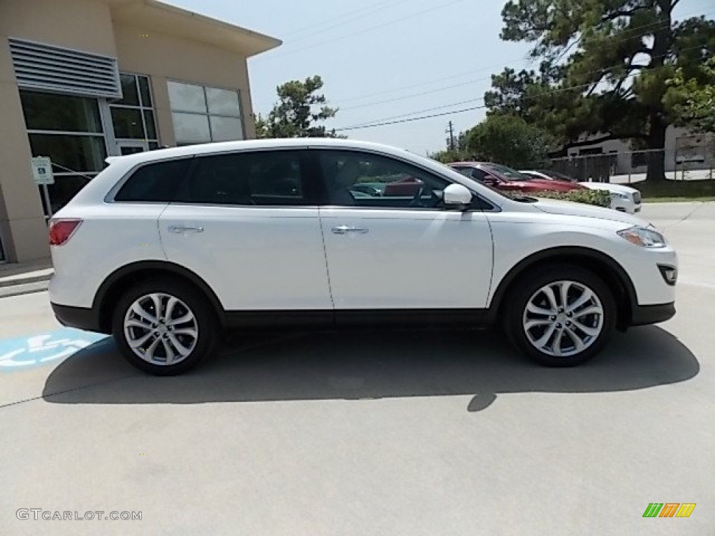 2011 CX-9 Grand Touring - Crystal White Pearl Mica / Sand photo #5