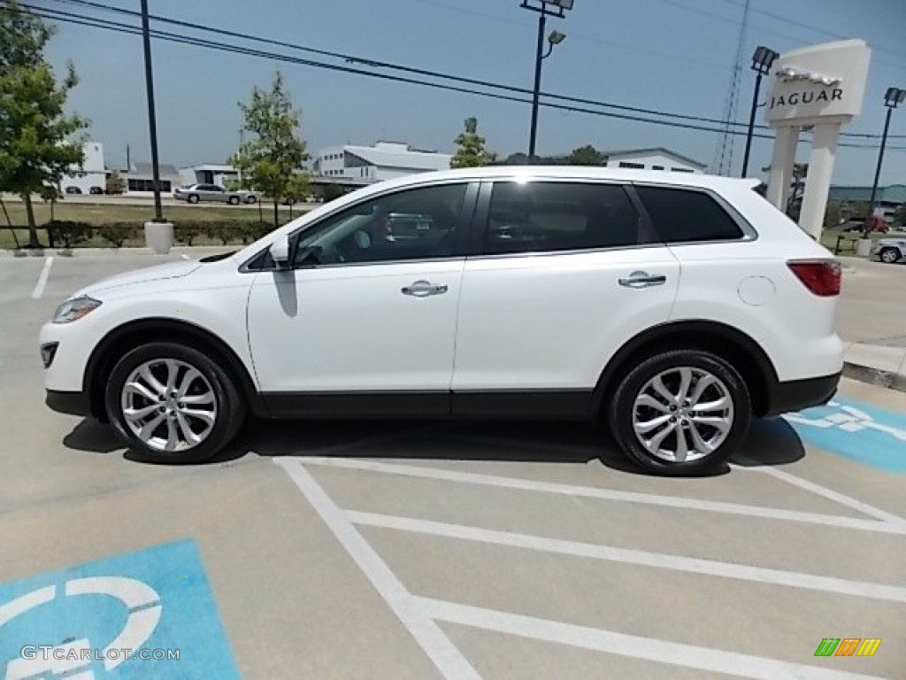 2011 CX-9 Grand Touring - Crystal White Pearl Mica / Sand photo #9