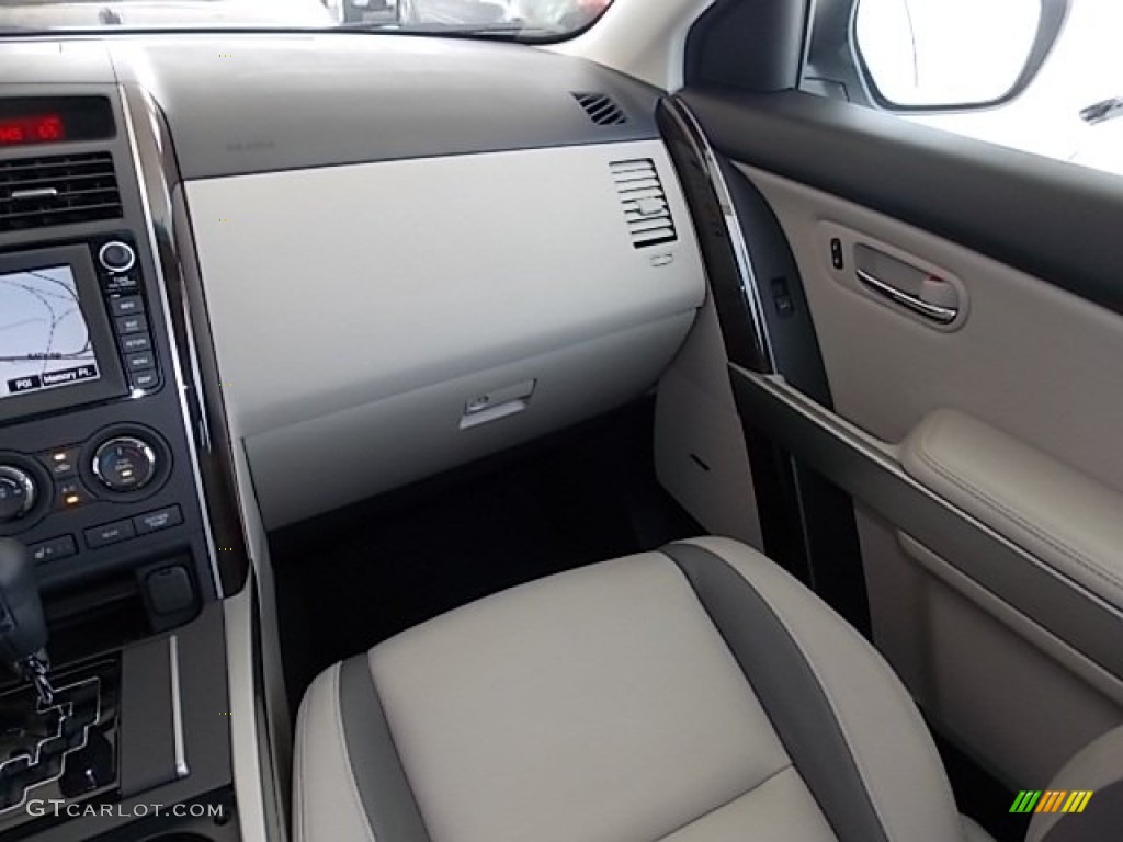 2011 CX-9 Grand Touring - Crystal White Pearl Mica / Sand photo #13