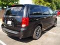 2013 Brilliant Black Crystal Pearl Dodge Grand Caravan SXT Blacktop  photo #3