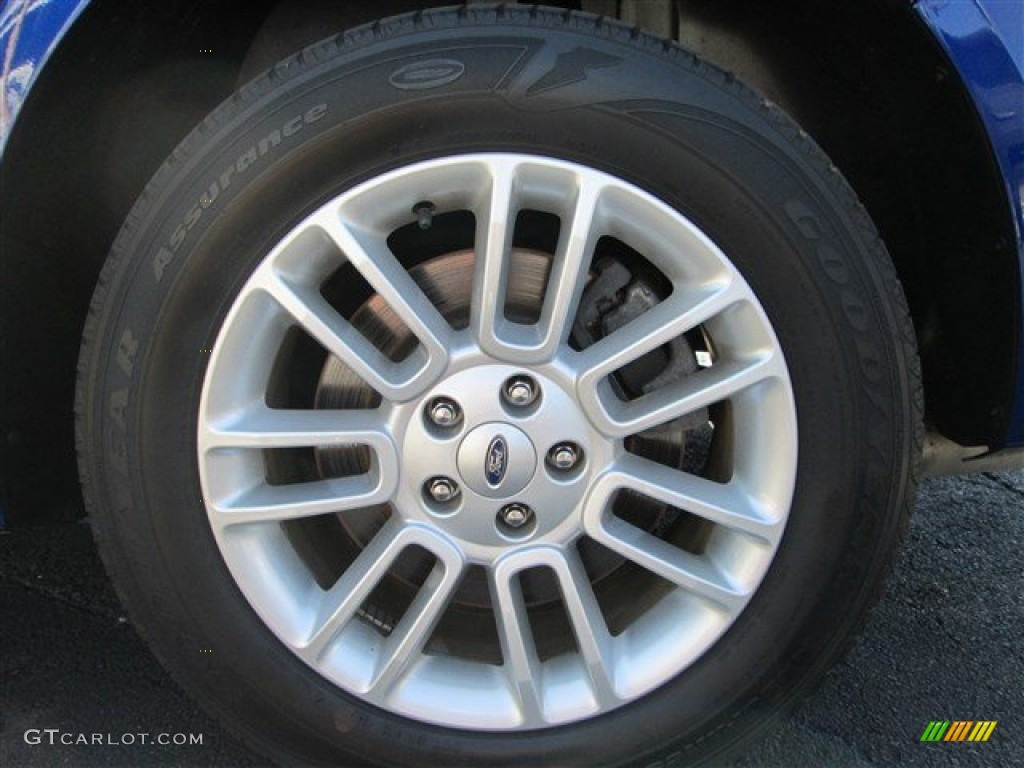 2013 Flex SEL AWD - Deep Impact Blue Metallic / Charcoal Black photo #4