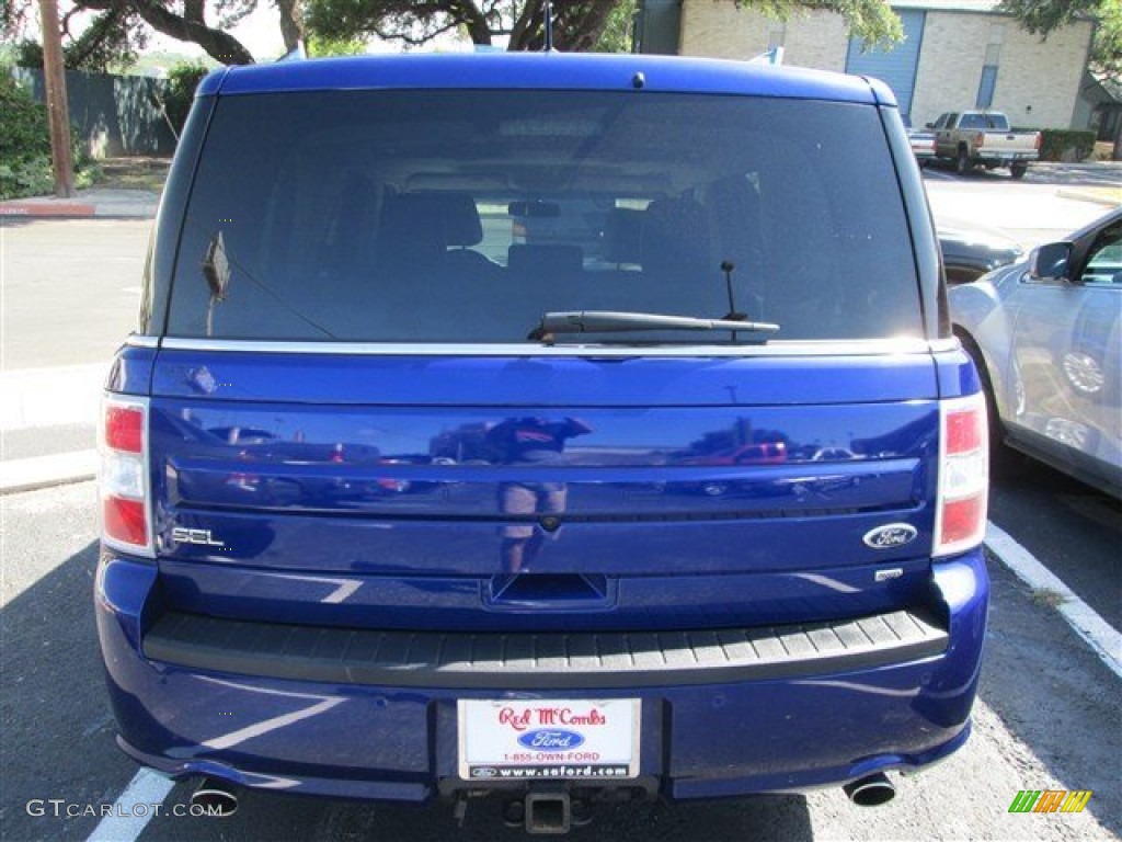 2013 Flex SEL AWD - Deep Impact Blue Metallic / Charcoal Black photo #5