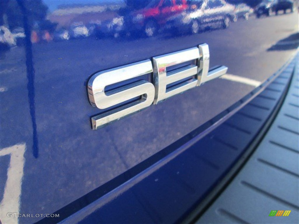 2013 Flex SEL AWD - Deep Impact Blue Metallic / Charcoal Black photo #6