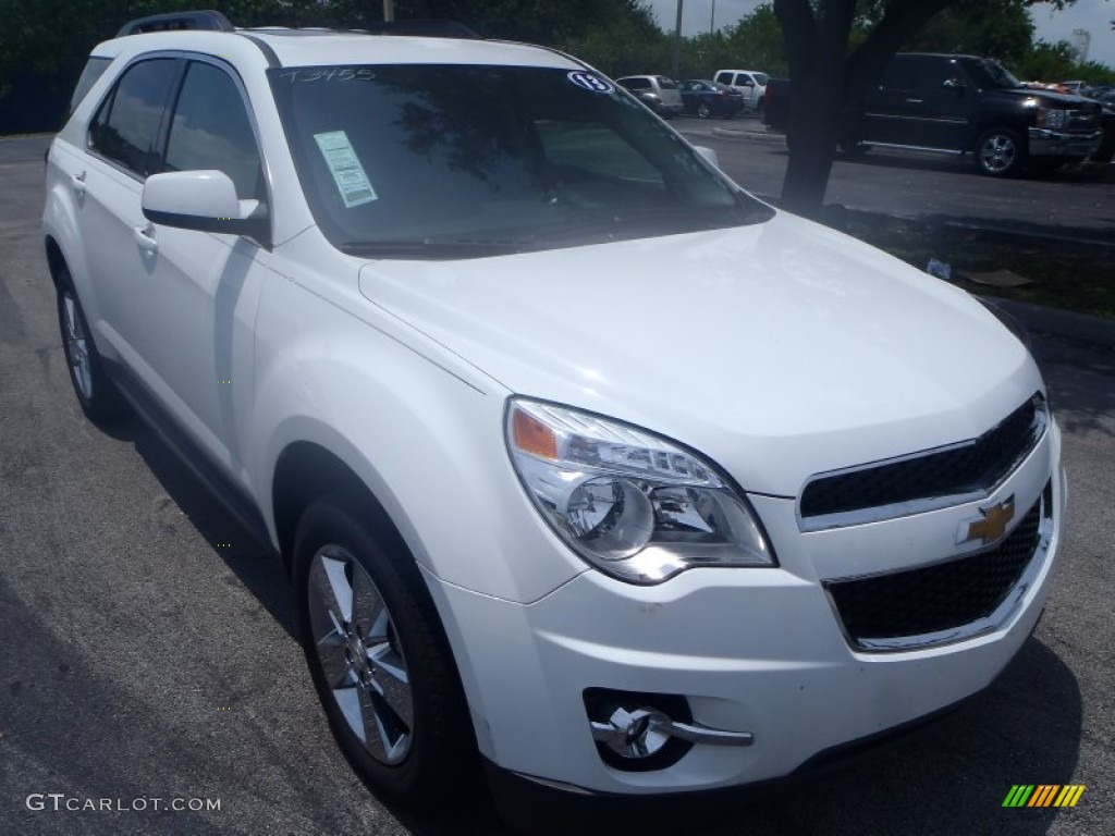 2013 Equinox LT - Summit White / Brownstone/Jet Black photo #1