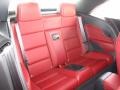 2013 Volkswagen Eos Red Interior Rear Seat Photo