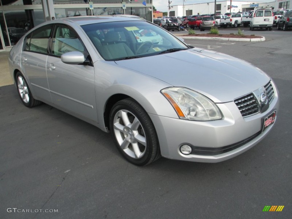 Liquid Silver Metallic Nissan Maxima