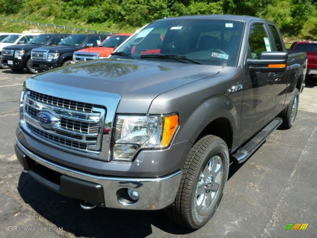 Sterling Gray Metallic 2013 Ford F150 XLT SuperCab 4x4 Exterior Photo #84319251