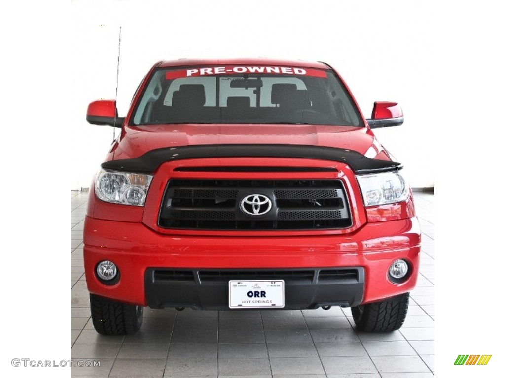 2010 Tundra Double Cab - Radiant Red / Black photo #4