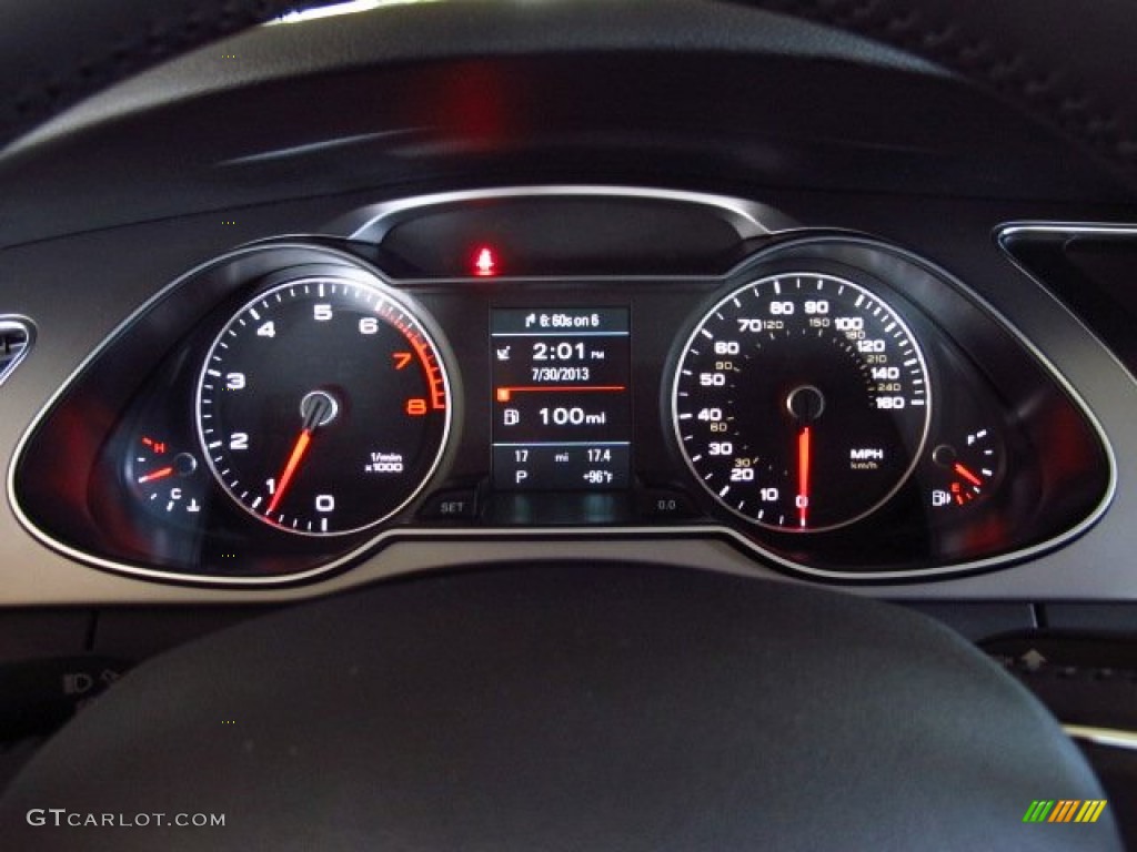 2014 Audi A4 2.0T quattro Sedan Gauges Photo #84321531