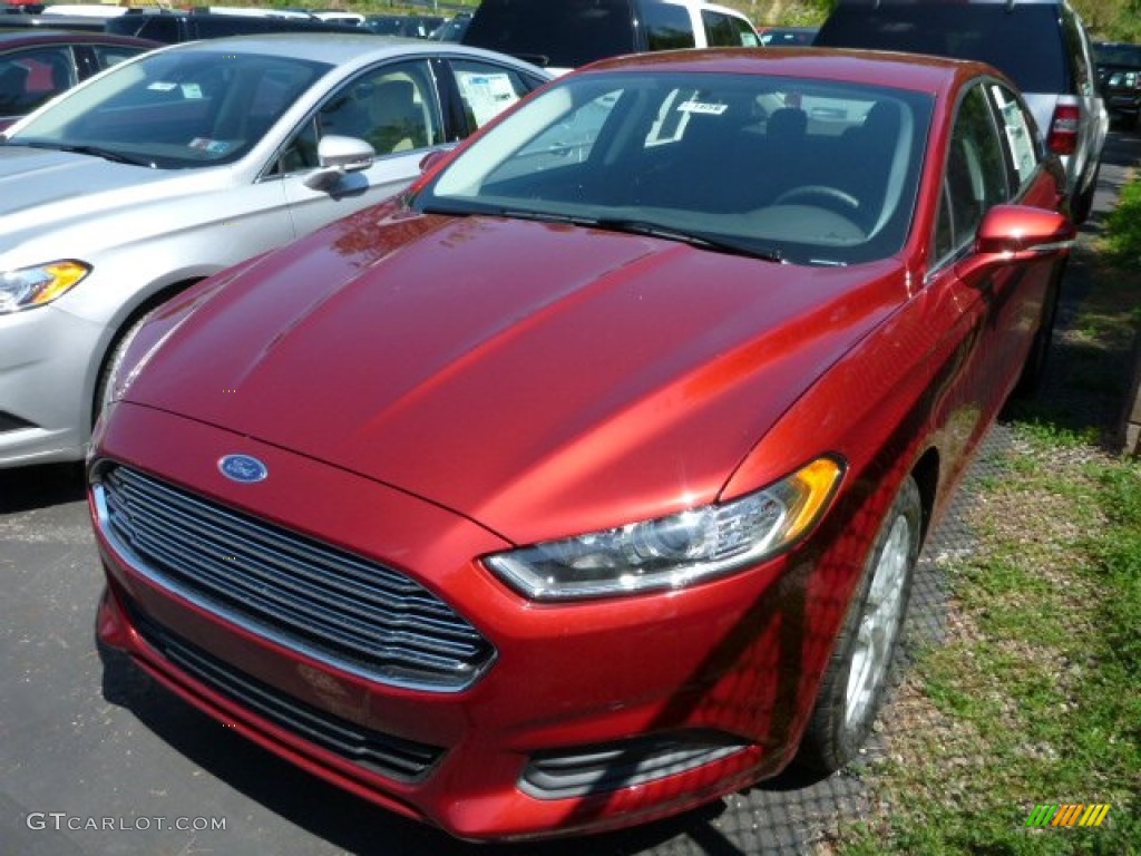 2013 Fusion SE - Ruby Red Metallic / Charcoal Black photo #4