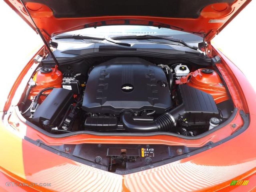 2011 Camaro LT/RS Coupe - Inferno Orange Metallic / Black photo #12