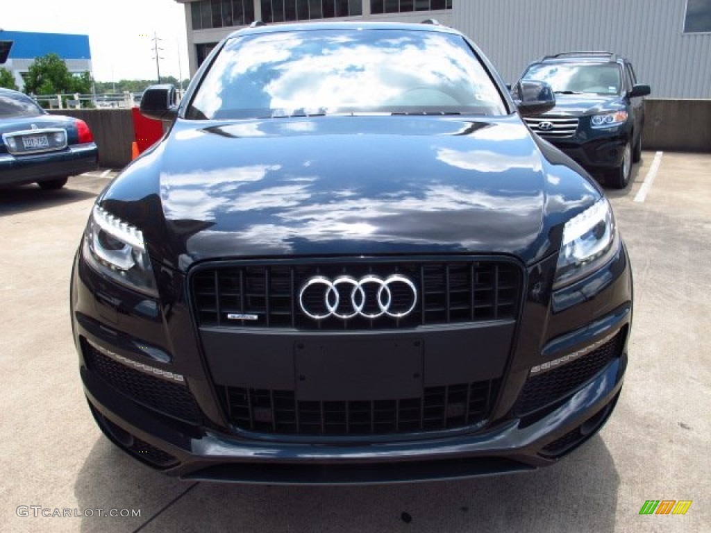Orca Black Metallic 2014 Audi Q7 3.0 TFSI quattro S Line Package Exterior Photo #84322431