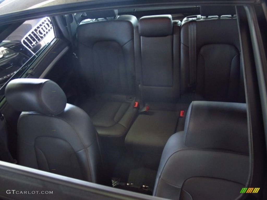Black Interior 2014 Audi Q7 3.0 TFSI quattro S Line Package Photo #84322554