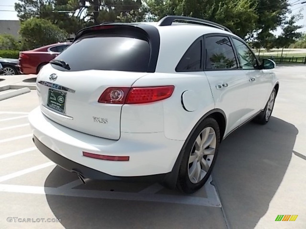 2003 FX 35 - Ivory Pearl White / Willow photo #6
