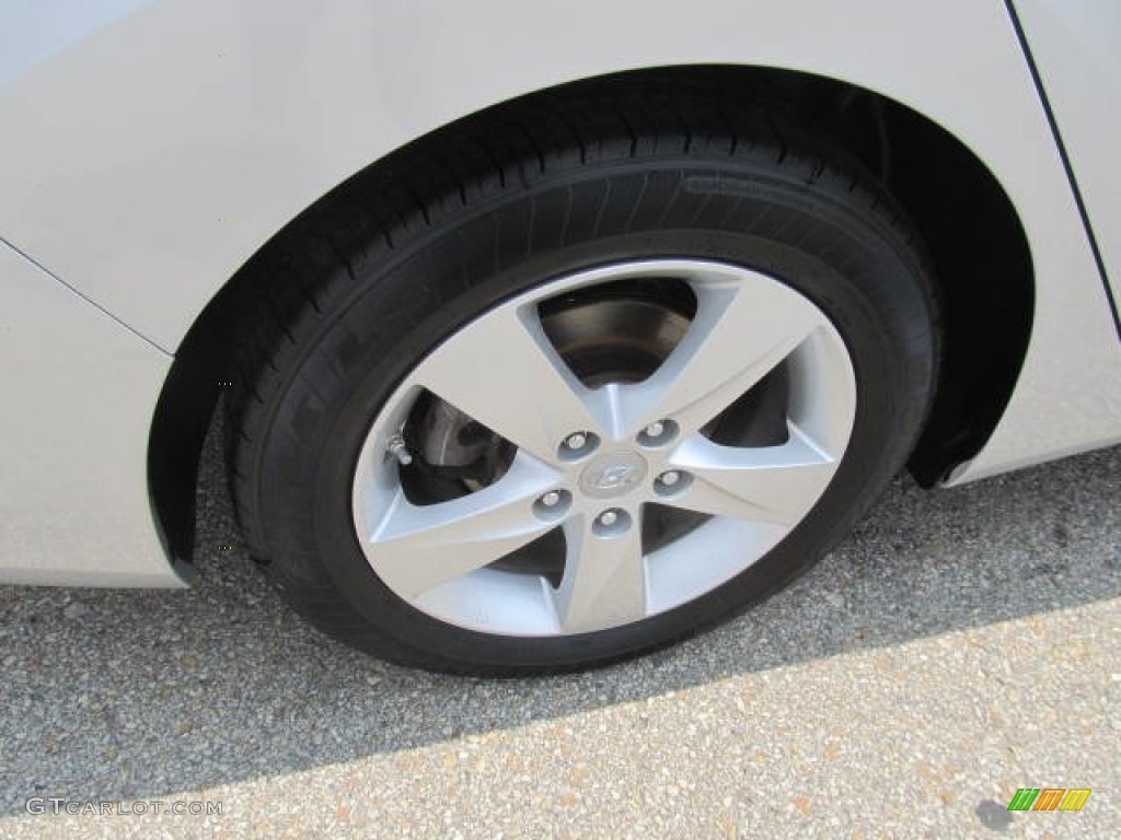 2012 Elantra GLS - Shimmering Silver / Gray photo #3
