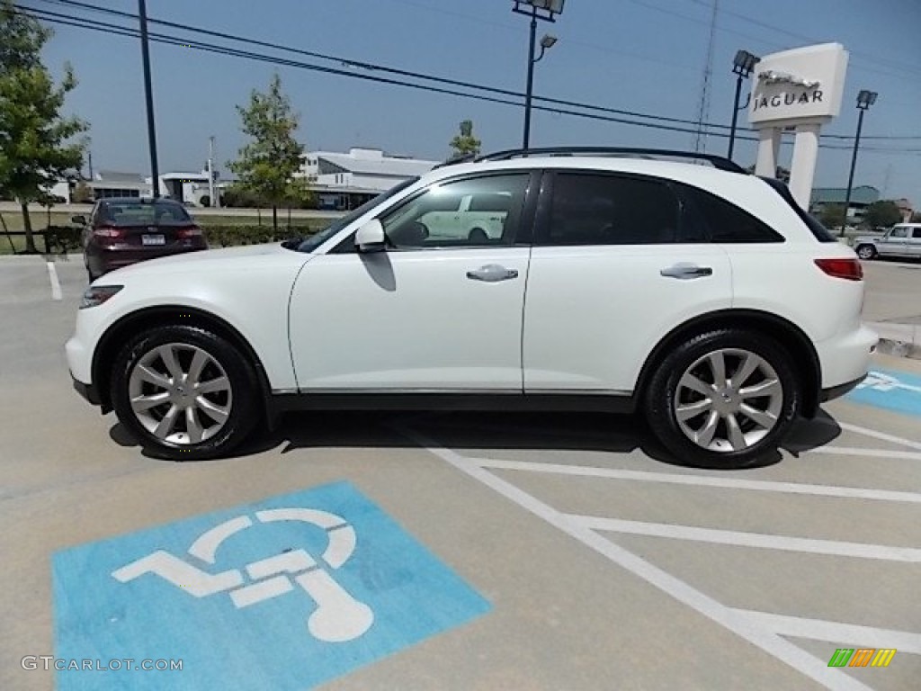 2003 FX 35 - Ivory Pearl White / Willow photo #9