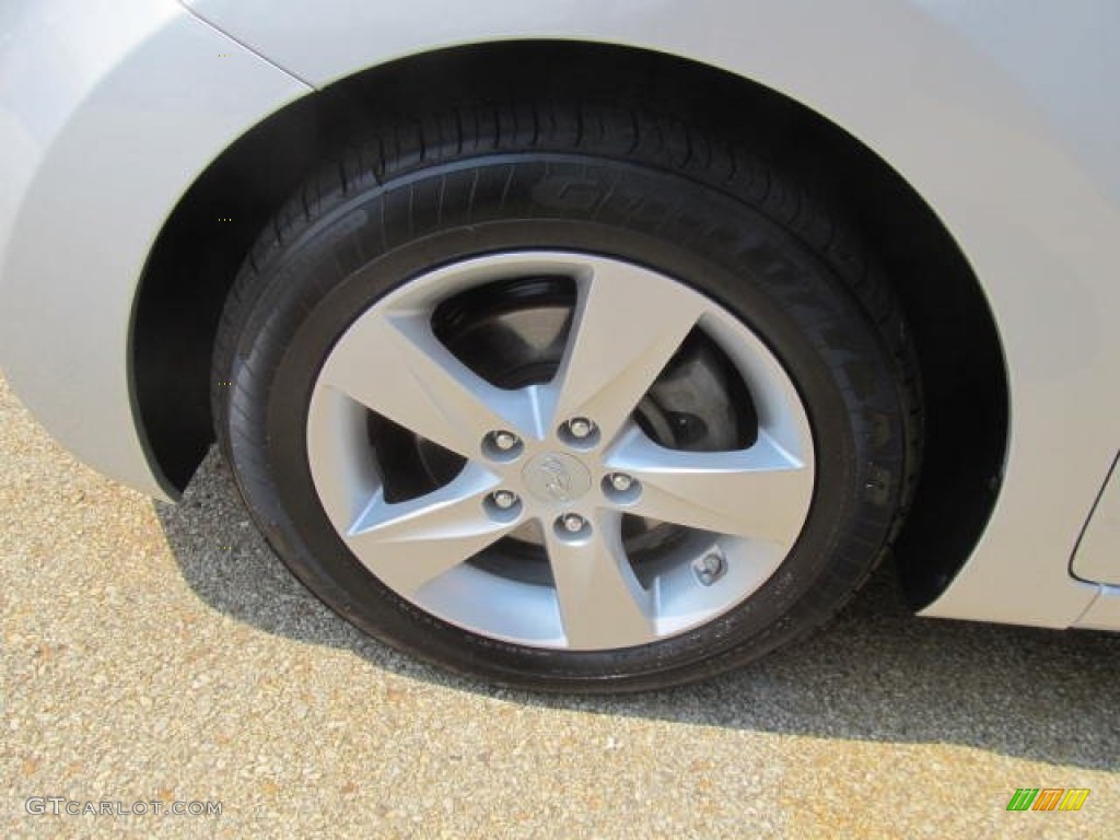 2012 Elantra GLS - Shimmering Silver / Gray photo #7