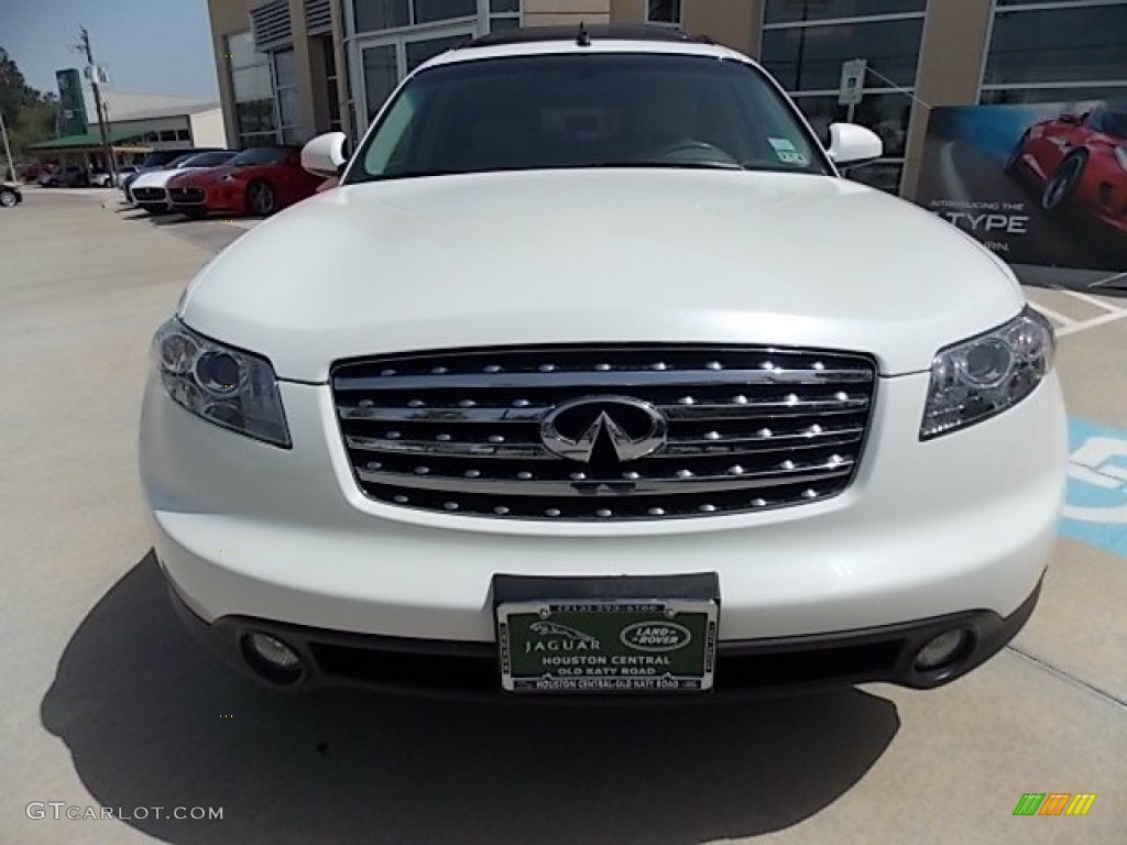 2003 FX 35 - Ivory Pearl White / Willow photo #11
