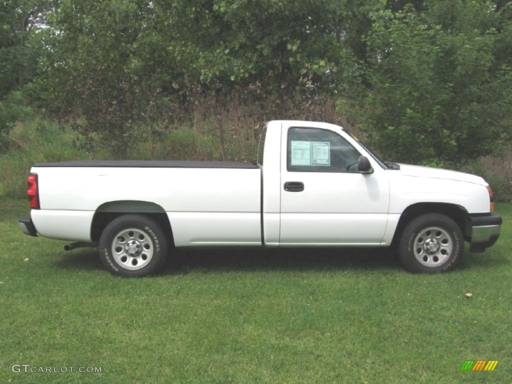 Summit White 2007 Chevrolet Silverado 1500 Classic Work Truck Regular Cab Exterior Photo #84322908