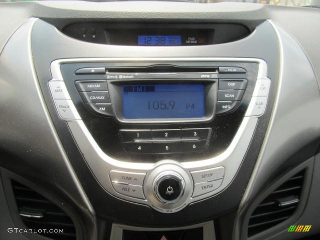 2012 Elantra GLS - Shimmering Silver / Gray photo #15